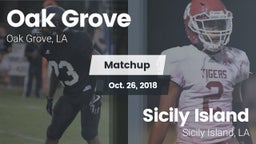 Matchup: Oak Grove High vs. Sicily Island  2018