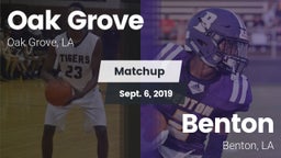 Matchup: Oak Grove High vs. Benton  2019