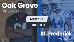 Matchup: Oak Grove High vs. St. Frederick  2019
