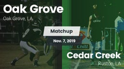 Matchup: Oak Grove High vs. Cedar Creek  2019