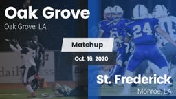 Matchup: Oak Grove High vs. St. Frederick  2020