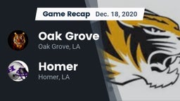 Recap: Oak Grove  vs. Homer  2020