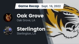 Recap: Oak Grove  vs. Sterlington  2022