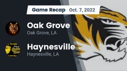 Recap: Oak Grove  vs. Haynesville  2022