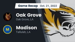 Recap: Oak Grove  vs. Madison  2022