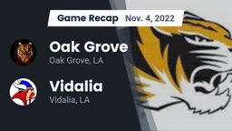 Recap: Oak Grove  vs. Vidalia  2022