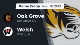 Recap: Oak Grove  vs. Welsh  2022