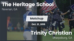 Matchup: The Heritage School vs. Trinity Christian  2016