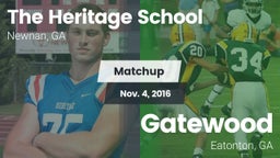 Matchup: The Heritage School vs. Gatewood  2016