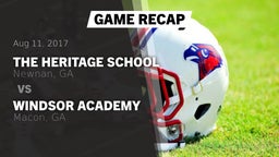 Recap: The Heritage School vs. Windsor Academy  2017