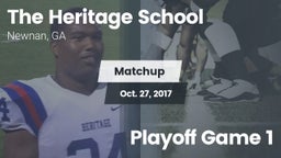 Matchup: The Heritage School vs. Playoff Game 1 2017
