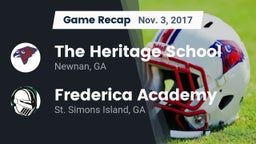 Recap: The Heritage School vs. Frederica Academy  2017