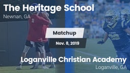 Matchup: The Heritage School vs. Loganville Christian Academy  2019