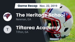 Recap: The Heritage School vs. Tiftarea Academy  2019