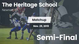 Matchup: The Heritage School vs. Semi-Final 2019