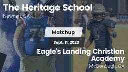 Matchup: The Heritage School vs. Eagle's Landing Christian Academy  2020