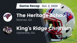 Recap: The Heritage School vs. King's Ridge Christian  2020