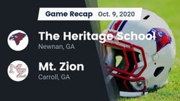 Recap: The Heritage School vs. Mt. Zion  2020