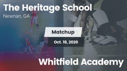 Matchup: The Heritage School vs. Whitfield Academy 2020