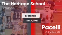 Matchup: The Heritage School vs. Pacelli  2020