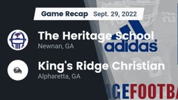 Recap: The Heritage School vs. King's Ridge Christian  2022