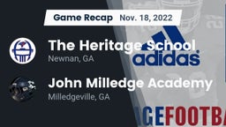 Recap: The Heritage School vs. John Milledge Academy  2022