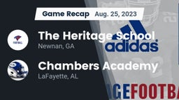 Recap: The Heritage School vs. Chambers Academy  2023