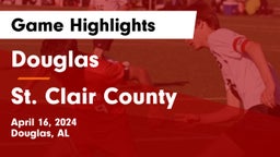 Douglas  vs St. Clair County  Game Highlights - April 16, 2024