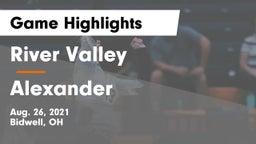 River Valley  vs Alexander  Game Highlights - Aug. 26, 2021