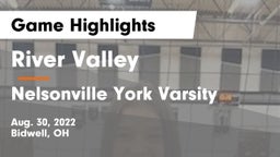 River Valley  vs Nelsonville York Varsity Game Highlights - Aug. 30, 2022