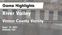 River Valley  vs Vinton County Varsity Game Highlights - Sept. 15, 2022