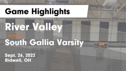 River Valley  vs South Gallia Varsity  Game Highlights - Sept. 26, 2022