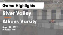 River Valley  vs Athens Varsity  Game Highlights - Sept. 27, 2022