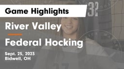 River Valley  vs Federal Hocking  Game Highlights - Sept. 25, 2023