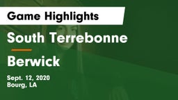 South Terrebonne  vs Berwick  Game Highlights - Sept. 12, 2020