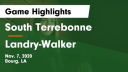 South Terrebonne  vs Landry-Walker Game Highlights - Nov. 7, 2020