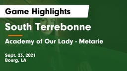 South Terrebonne  vs Academy of Our Lady - Metarie Game Highlights - Sept. 23, 2021