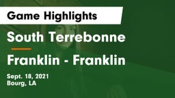 South Terrebonne  vs Franklin  - Franklin Game Highlights - Sept. 18, 2021
