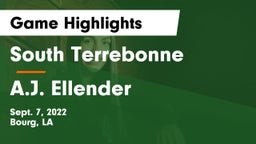 South Terrebonne  vs A.J. Ellender Game Highlights - Sept. 7, 2022