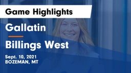 Gallatin  vs Billings West  Game Highlights - Sept. 10, 2021