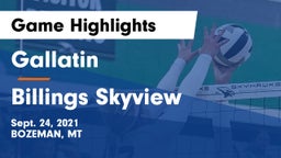 Gallatin  vs Billings Skyview  Game Highlights - Sept. 24, 2021