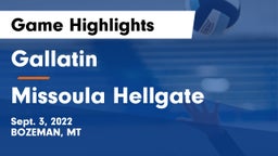 Gallatin  vs Missoula Hellgate  Game Highlights - Sept. 3, 2022
