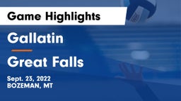 Gallatin  vs Great Falls  Game Highlights - Sept. 23, 2022