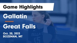 Gallatin  vs Great Falls  Game Highlights - Oct. 20, 2023
