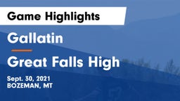 Gallatin  vs Great Falls High Game Highlights - Sept. 30, 2021