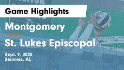 Montgomery  vs St. Lukes Episcopal  Game Highlights - Sept. 9, 2020
