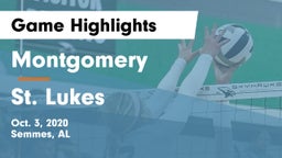 Montgomery  vs St. Lukes Game Highlights - Oct. 3, 2020