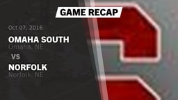 Recap: Omaha South  vs. Norfolk  2016