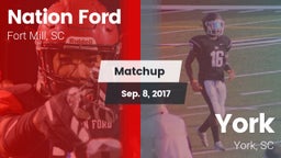 Matchup: Nation Ford High vs. York  2017