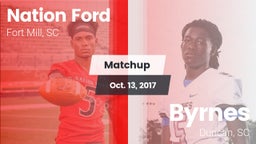 Matchup: Nation Ford High vs. Byrnes  2017